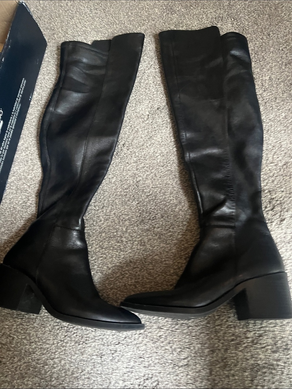 Black Over-the-Knee Steve Madden boots